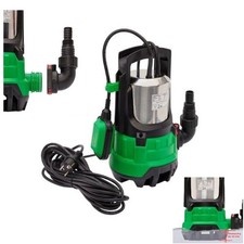 Pompe D'Immersion à Eau Sale 15000 L / Hauteur 1100 W pour Particule > 25mm 360°