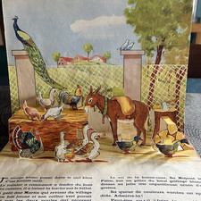 LIVRE ANIME  POP UP   LA FERME