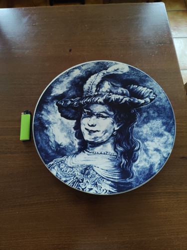 Boch ancien grand - , plat