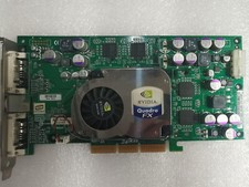 NVidea Quadro FX 1000 NV30 128MB DDR2 128 bit AGP 8X 2x DVI S-Video P128 Card