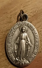 Médaille Religieuse Ancienne Miraculeuse Rue Du Bac Paris Vierge 