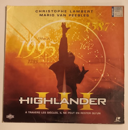 Laserdisc highlander - laserdisc, 3