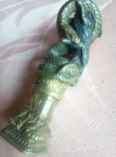 Bronze massif symboliste rare