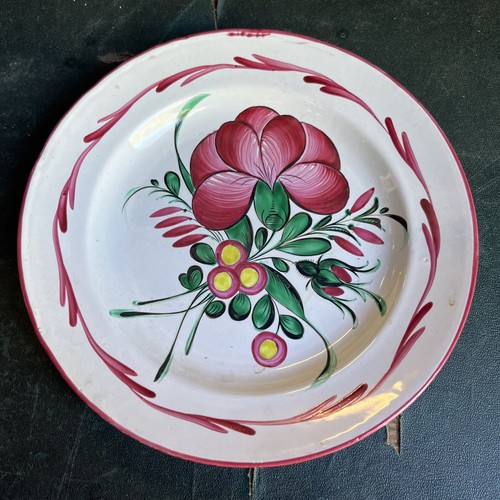 Brocante n11 assiette faïence - n11,