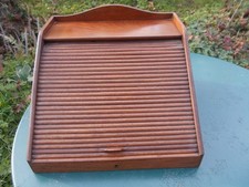 ANCIEN CLASSEUR BUREAU BOIS