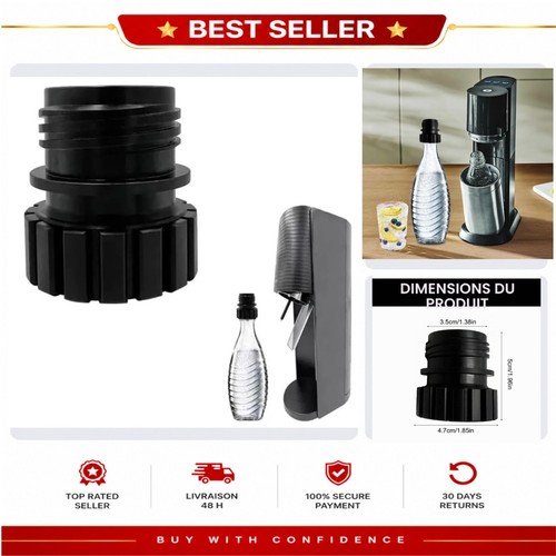 Adaptateur bouteille verre