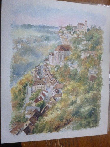 Tableau reproduction aquarelle