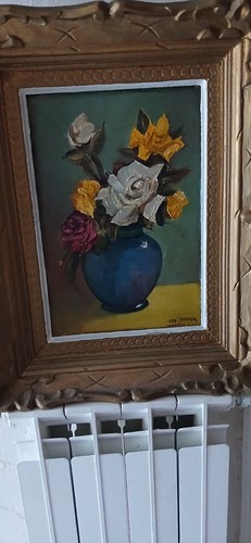 Tableau peinture huile sur - peinture,