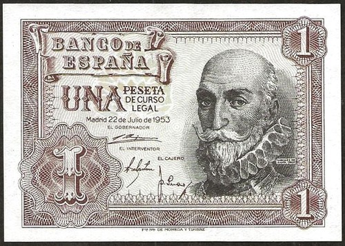 Espagne billet 1 peseta - -,