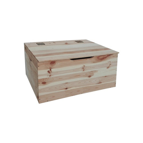 Banc coffre pin vernissable - pin,