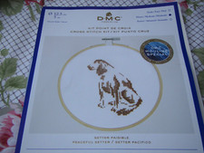 kit  DMC point de croix chien