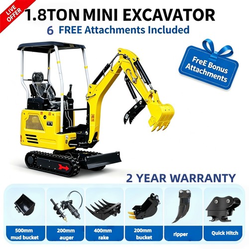 8ton mini excavator kubota - 1.8ton,
