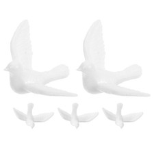  5 PCS Oiseaux Miniature Décoration D'oiseau De Jardin Jouets Miniatures
