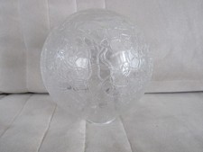 1 globe rond en verre