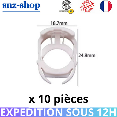 Clips fixation raccord - 10,