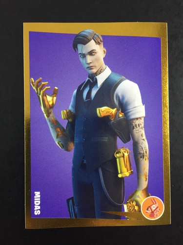Midas sticker panini fortnite - midas,