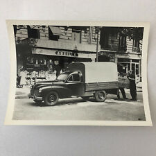 Vintage Peugeot Truck Photo Photograph Camionette Bachee 203-U