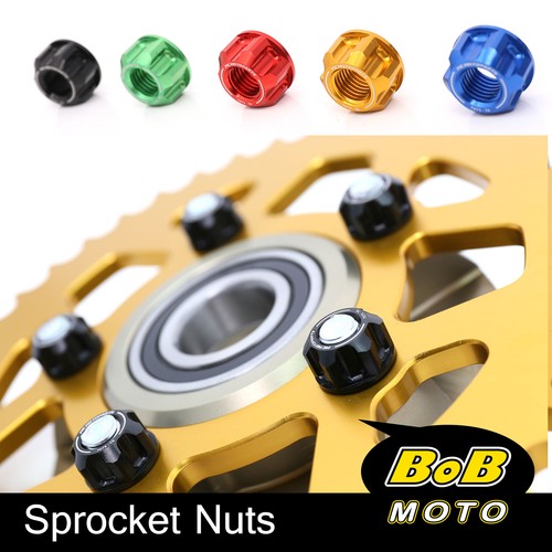 Motorcycle rear sprocket - motorcycle, nuts