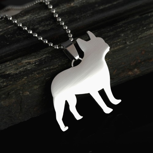 Stainless steel french bulldog - steel,