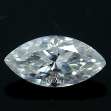 Diamant marquise certifié naturel 4,00 ct D couleur VVS1 excellente taille 8 ...