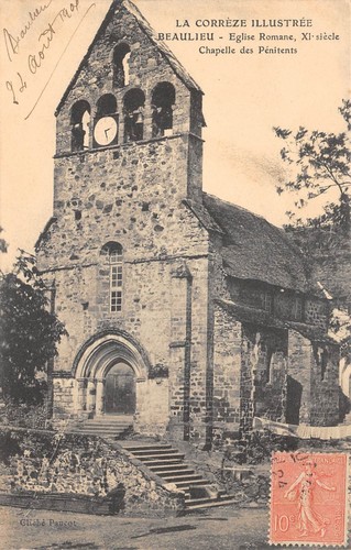 Cpa beaulieu eglise - 19,