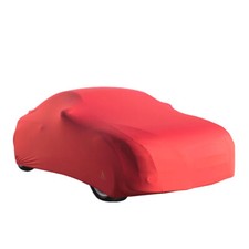 Bâche de protection compatible avec  Audi 100 Coupe (C1) pour intérieur Rouge