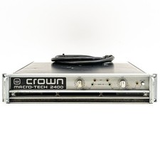 Crown Macro-Tech 2400 2-Channel Power Amplifier with FX P.I.P. Card