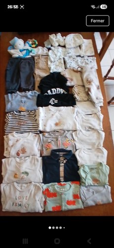 Lot vêtements bébé garçon - vêtements,