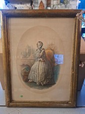 Gravure ancienne encadrée