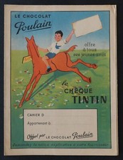 Chocolate foal notebook protector check TINTIN copybook