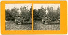 Stereo France, Rennes, Jardin public, Passerelle de la grande cascade, circa 190
