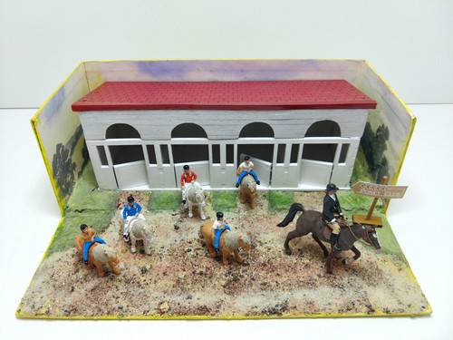 Diorama poney club - diorama, (décor