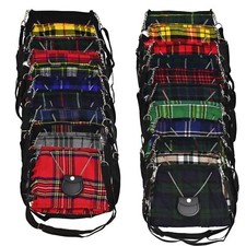 Tartan Rouge Sac à Main / Sac Bandoulière Passport Support Femmes/Filles