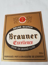 Etiquette bière  Brune SCOTCH
