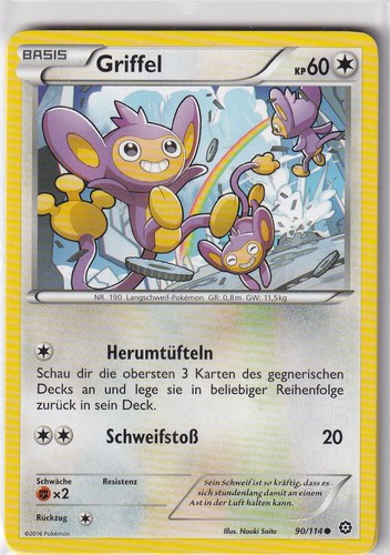 Pokemon carte chaudière - xy, à