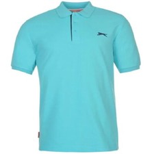 SLAZENGER polo bleu ciel homme - neuf, original