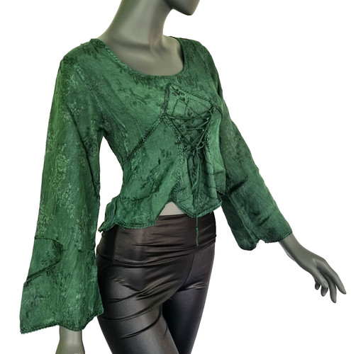 Blouse courte boho - blouse,