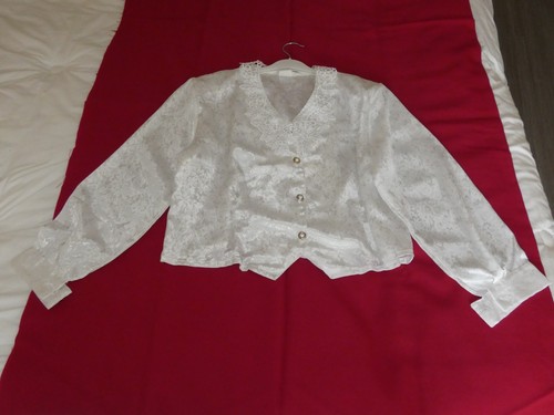 Col dentelle haut chemisier - dentelle,