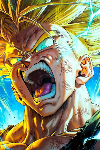 Poster métal dragon ball - poster,
