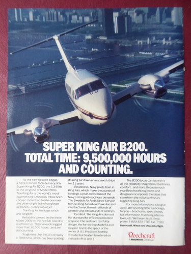 1990 pub beechcraft - beechcraft, raytheon