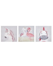 Lot de 3 Tableaux Polyester