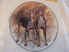 1 autocollant -motif Chien -