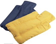 Bouillotte avec bille silicone spécial micro ondes caoutchouc avec housse tissu