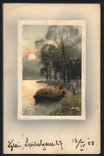Carte postale artiste - postale, d'artiste