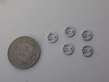 1:43 white metal steering