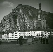 Belgium Dinant Chuch & Citadel Old Amateur Stereoview Photo Possemiers 1900