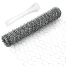 Grillage a Poule galvanisée hexagonale,0,4 x 12 m, Grillage Fine Maille, Gril...