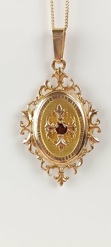Médaillon pendentif ancien - , or