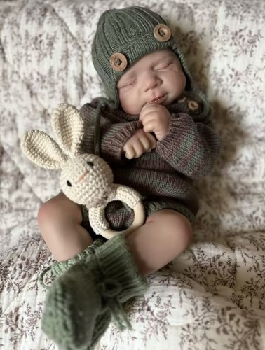 Bébé reborn endormi style - bébé,