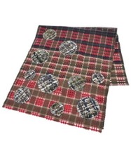 Fil D'araignee Scarves BrownxBlackxGreenetc.(Check Pattern) 2200542715136